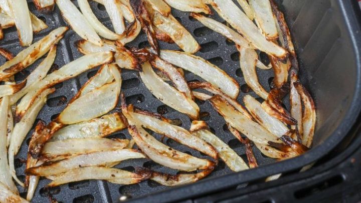 رسپی یک پیاز داغ سالم و رژیمی در ایرفرایر رسپی یک پیاز داغ سالم و رژیمی در ایرفرایر