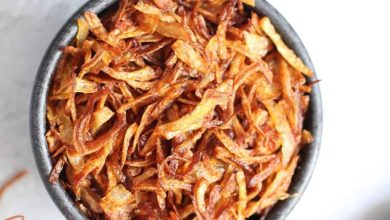 طرز تهیه پیاز داغ در سرخ کن بدون روغن (هواپز)
