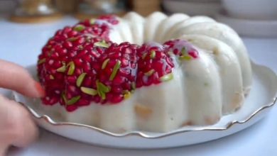 طرز تهیه روکر انار با دانههای انار؛ دسر همه پسند پاییزی