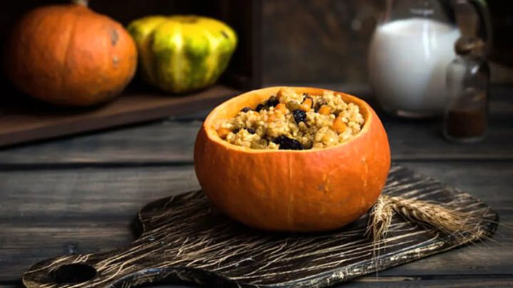 مراحل تهیه دلمه کدو حلوایی