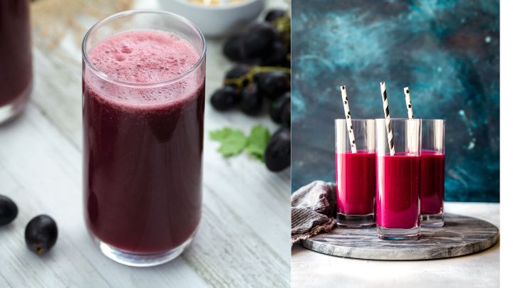 میلک شیک انگور یاقوتی: نوشیدنی‌ای که طعم کودکی را تداعی می‌کند