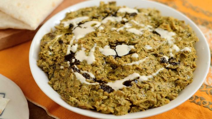 مراحل تهیه کشک بادمجان بخارپز