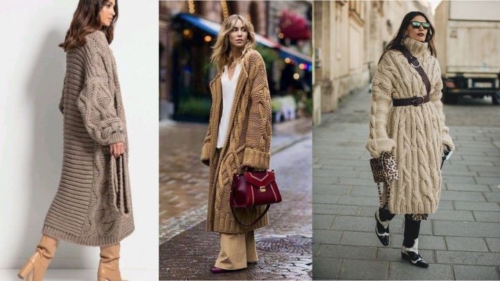 مدلهای مانتو بافت بلند ساده مدلهای مانتو بافت بلند ساده