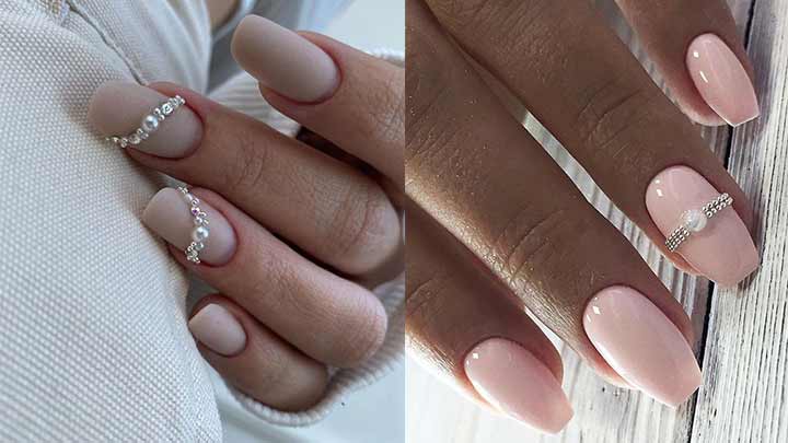 مینیمالیسم در ناخن: نقطه عطف استایل عروس کلاسیک