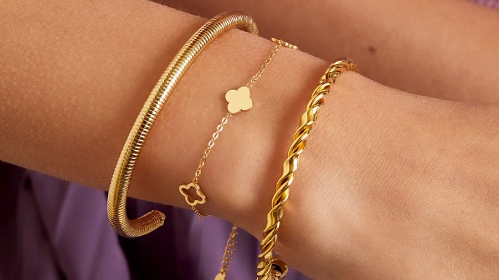 ظریف‌ترین مدل‌های دستبند طلا