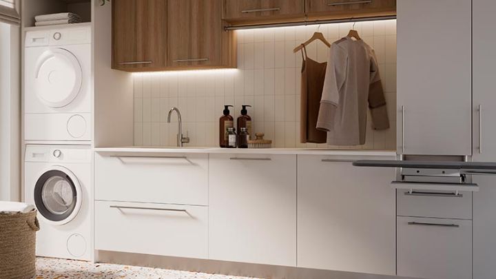  اتاق رخت‌شویی مدرن؛ تجربه‌ای متفاوت