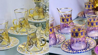 سرویس استکان نعلبکی جدید و مدرن بلور؛ کامل کننده میز پذیرایی شما