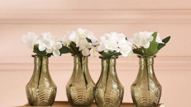 ست گلدان و سینی رومیزی جدید و شیک؛ برای هر فضایی