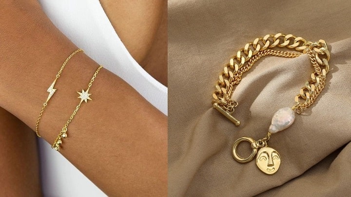 جواهراتی که درخشششان هرگز کم نمی‌شود: دستبندهای زنجیری طلا با روکش‌های باکیفیت