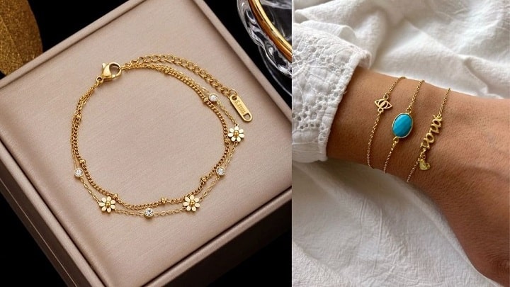 هدیه‌ای خاص برای هر مناسبت: دستبندهای زنجیری طلا طرح‌دار