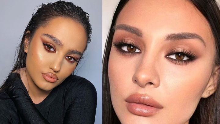 میکاپ چشم براق (شاین) با رنگ نود میکاپ چشم براق (شاین) با رنگ نود