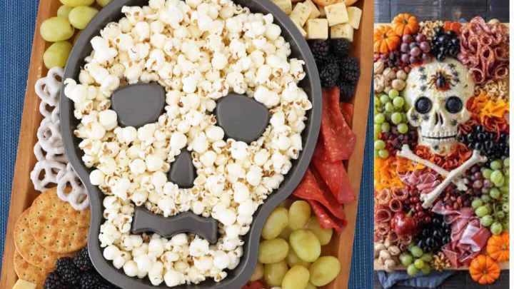 جمجمه پاپکرونی برای مهمانیهای هالووین جمجمه پاپکرونی برای مهمانیهای هالووین