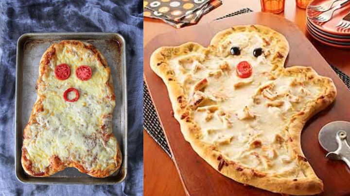 پیتزا روحی جذابترین فینگرفود هالووینی پیتزا روحی جذابترین فینگرفود هالووینی