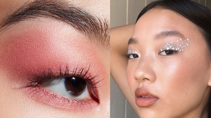 آرایش چشم صورتی با مژههای مصنوعی آرایش چشم صورتی با مژههای مصنوعی