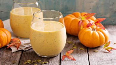 دستور تهیه اسموتی کدو حلوایی با طعم پاییزی