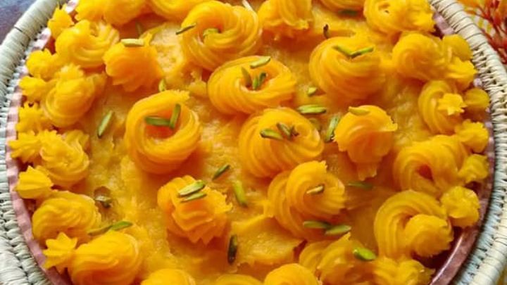 کدو حلوایی و شیره انگور؛ ترکیبی بی‌نظیر برای یک دسر سالم