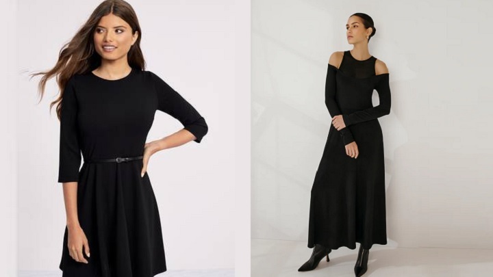 سیاه، رنگی که هرگز از مد نمی‌افتد: لباس‌های مشکی مجلسی برای هر مناسبتی
