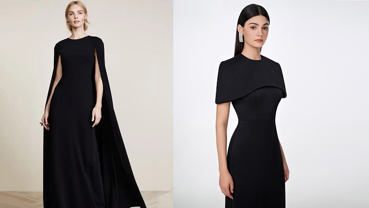 نکاتی که باید در مورد پوشیدن لباس مشکی مجلسی ساده بدانید