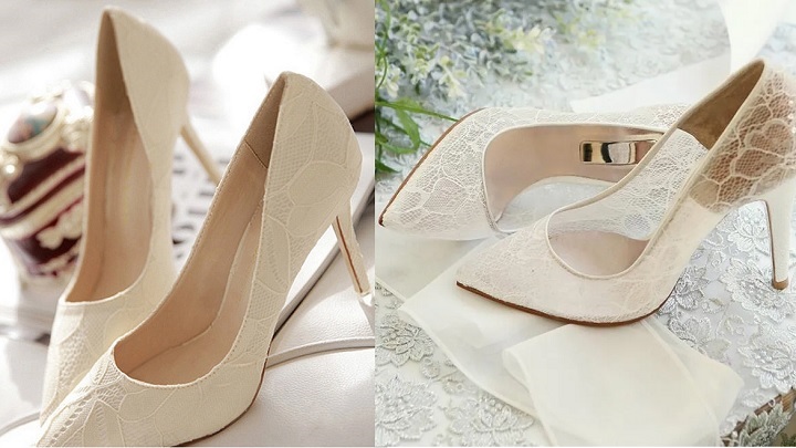 کفش‌های عروس ساده: مکمل کامل لباس عروس شما
