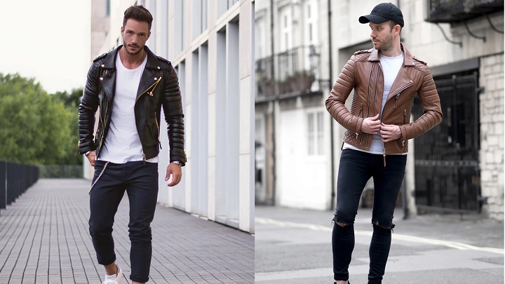 استایلهای متنوع با کت چرم استایلهای متنوع با کت چرم