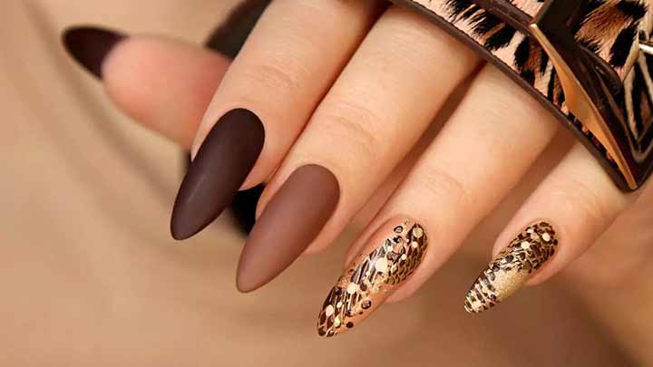 ناخنهای پلنگی؛ خودت را با این طرح زیبا سورپرایز کن ناخنهای پلنگی؛ خودت را با این طرح زیبا سورپرایز کن