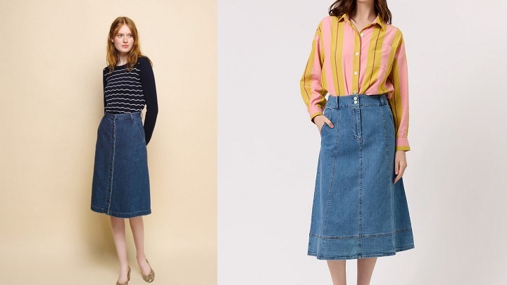 جذابترین مدلهای دامن جین و لی دخترانه جذابترین مدلهای دامن جین و لی دخترانه