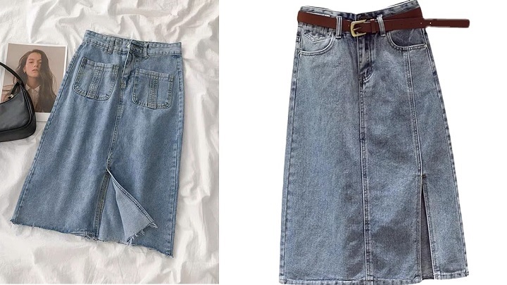 جذابترین مدلهای دامن جین و لی دخترانه جذابترین مدلهای دامن جین و لی دخترانه