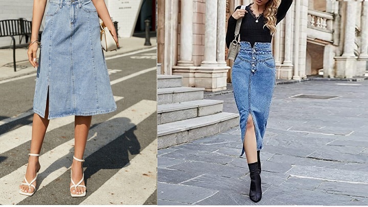 جذابترین مدلهای دامن جین و لی دخترانه جذابترین مدلهای دامن جین و لی دخترانه