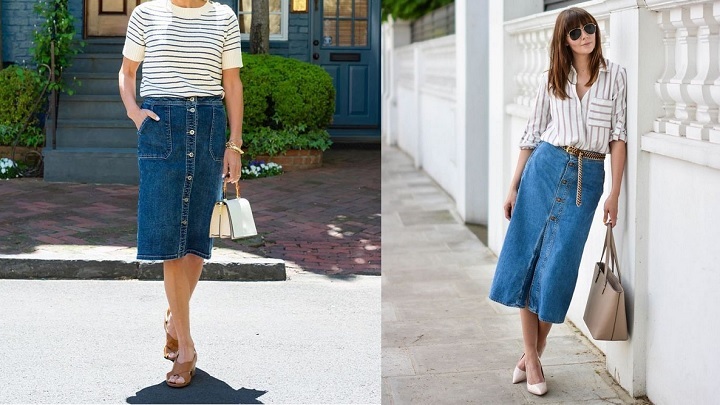 جذابترین مدلهای دامن جین و لی دخترانه جذابترین مدلهای دامن جین و لی دخترانه