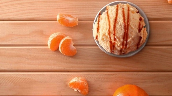 طرز تهیه بستنی نارنگی با ماست