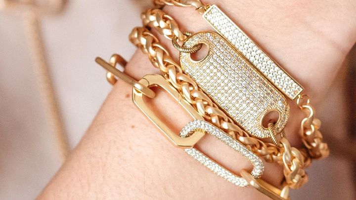 جدیدترین مدل‌های دستبندهای زنجیری طلا