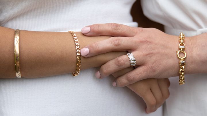 جدیدترین مدل‌های دستبندهای زنجیری طلا