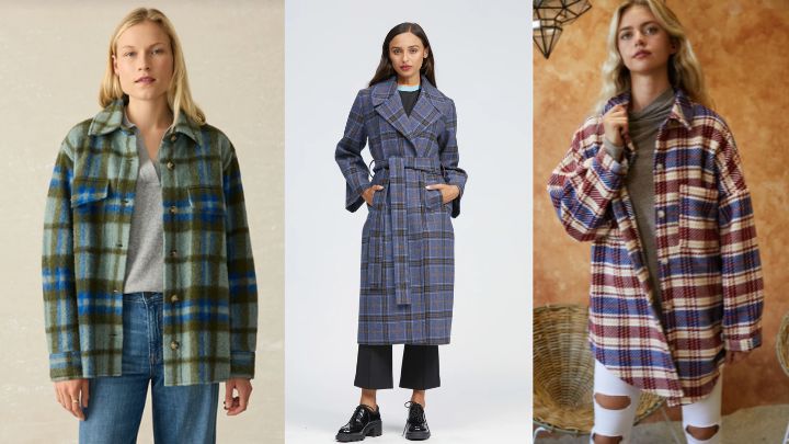 پالتو چهارخانه اورسایز پالتو چهارخانه اورسایز