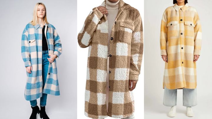 پالتو چهارخانه با رنگهای تند پالتو چهارخانه با رنگهای تند