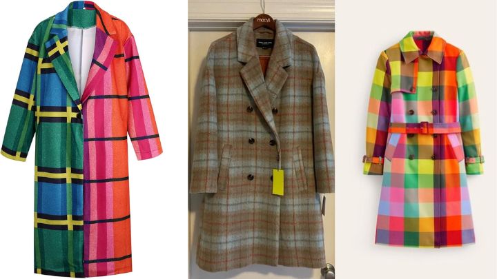 انواع مدل پالتوهای چهارخونه ترند انواع مدل پالتوهای چهارخونه ترند