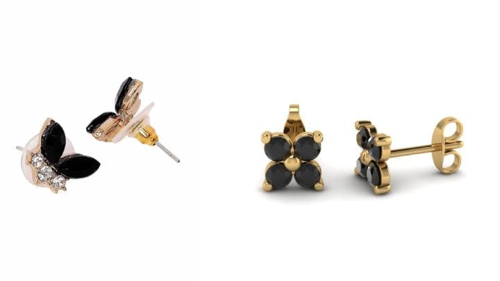 انواع مدل گوشواره مشکی ترند