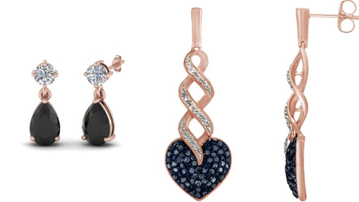 گوشواره‌های آویز مشکی