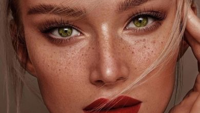 چگونه یک آرایش کک و مک‌دار ترندی انجام دهیم؟