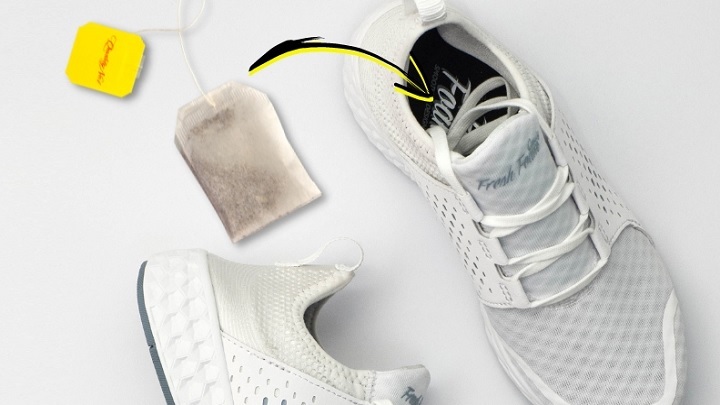 از بین بردن بوی بد کفش با چای مانده