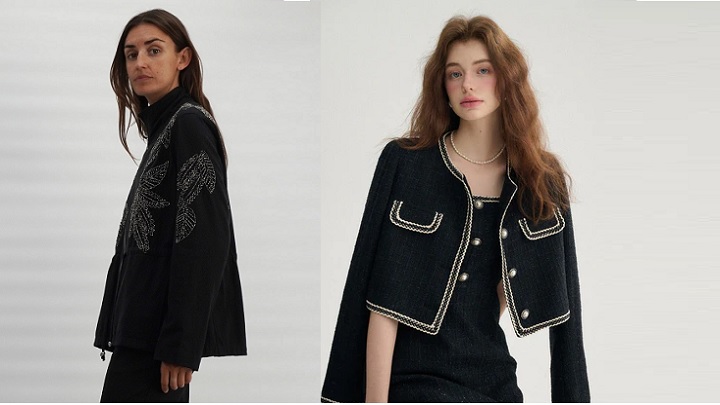 زیباترین مدل‌های کت مشکی زنانه مجلسی