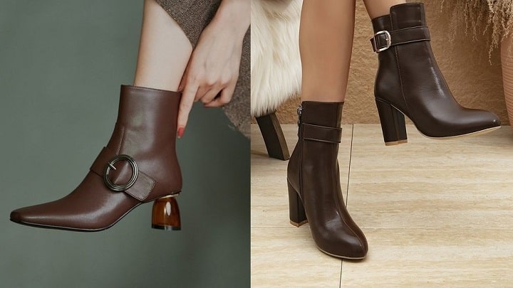 نیم بوت‌های چرم قهوه‌ای: تکمیل‌کننده هر استایلی