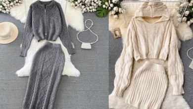 22 مدل ست دامن و بافت زنانه؛ گرم و زیبا در روزهای سرد