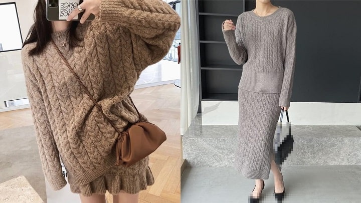 22 طرح ترند ست دامن و بافت زنانه 22 طرح ترند ست دامن و بافت زنانه