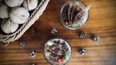 (ویدئو) دسر موزی دو رنگ برای صبحانه یا عصرانه