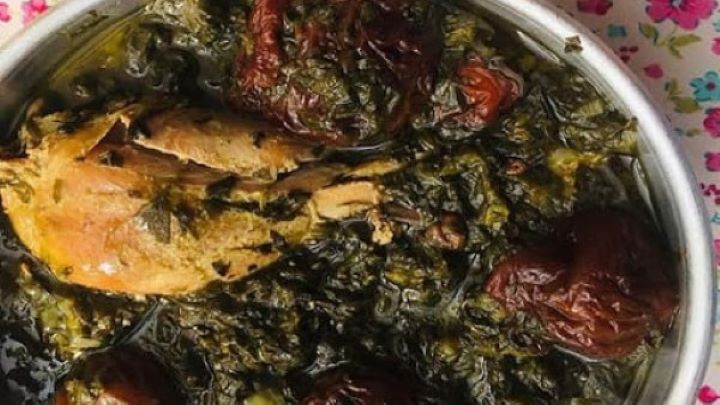 طرز تهیه مرغ اسفناج پهلو