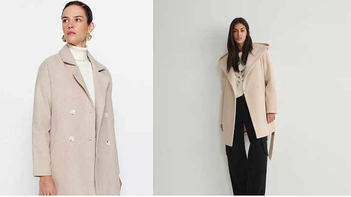 در آغوش گرم یک پالتو فوتر کرم