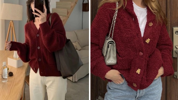 استایل‌های زرشکی؛ گرم و دلنشین برای فصل سرد