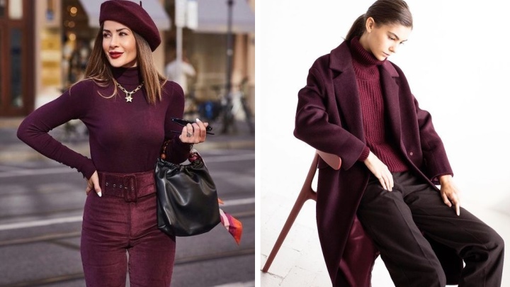 استایل زرشکی رنگ زنانه؛ کلاسیک و مدرن