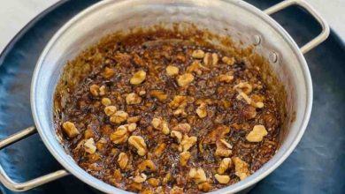 طرز تهیه دوشاب یومورتا (شیره انگور و تخم مرغ)؛ برای صبحانه