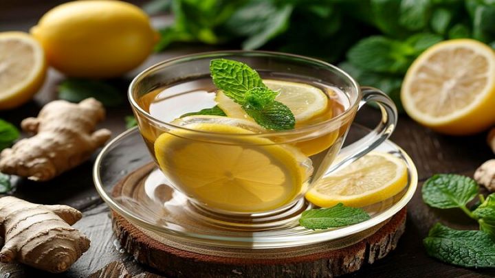 طرز تهیه دمنوش زنجبیل و نعناع